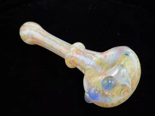Gold and Silver Fumed Wrap and Rake Pipe