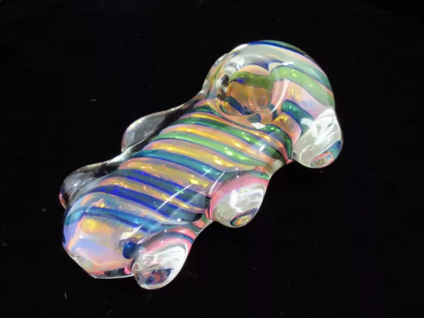 large Gold Fumed Spoon Pipe