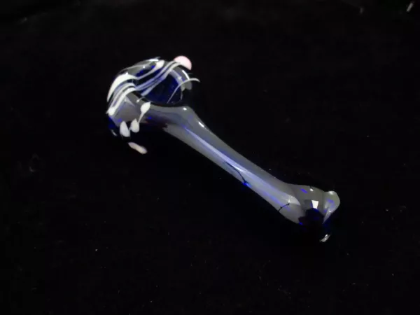 Small Blue Spoon Pipe