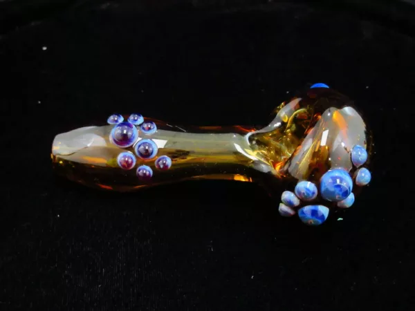 Medium Amber Spoon pipe