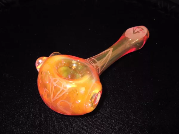 Gold Fumed Elf's Gifts Spoon Pipe