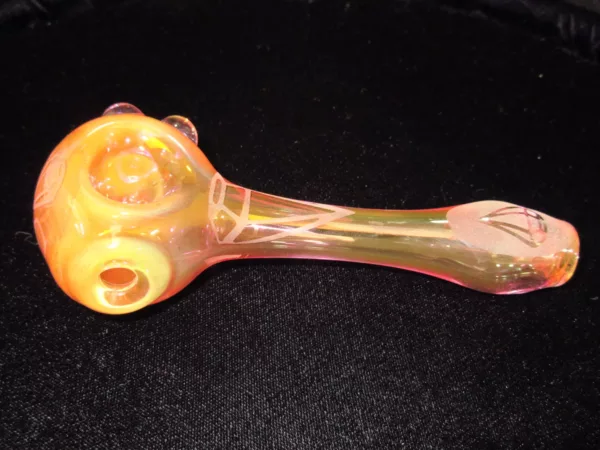 Gold Fumed Elf's Gifts Spoon Pipe