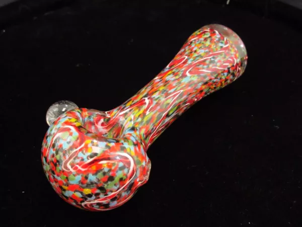 Large Frit Pipe,  Flat Mouthpiece