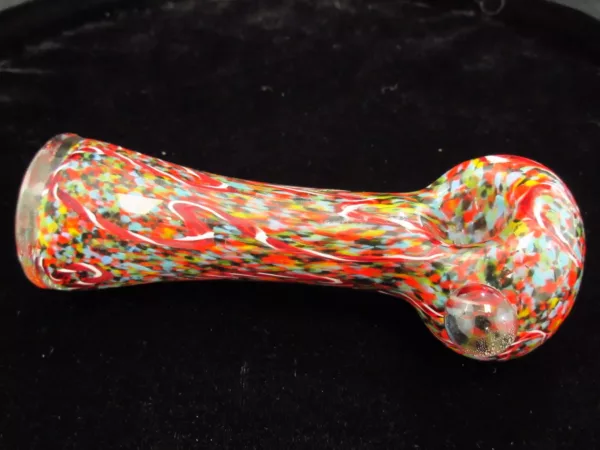 Large Frit Pipe,  Flat Mouthpiece