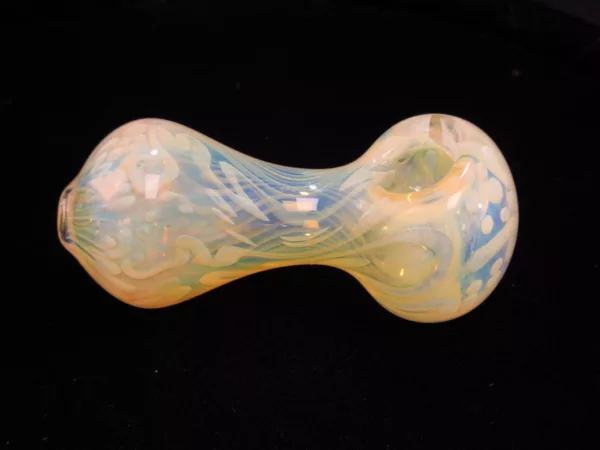 Silver Fumed Bulbous Spoon Pipe
