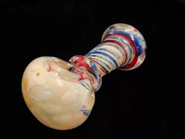 Large Silver Fumed Spoon Pipe