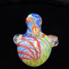 Large Silver Fumed Fat Head Spoon Pipe