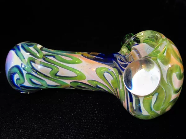 Large Gold Fumed Spoon Pipe