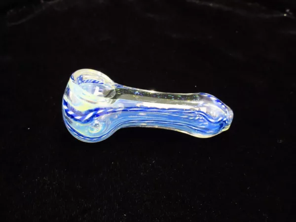 Small Color Changing Spoon Pipe, Dichro Ribbon