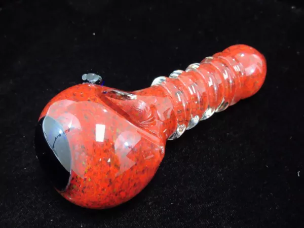 Large Red Frit Pipe