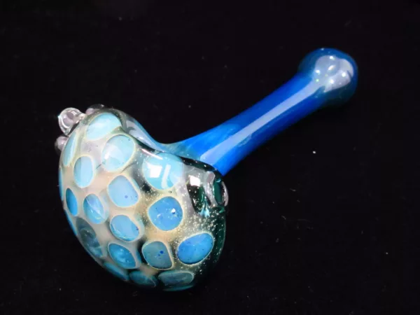 Blue Slender Pipe, Honeycomb Top