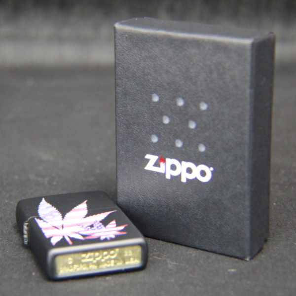 Leaf USA Flag - Zippo Windproof Lighter